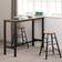 SECONIQUE Athens Bar Stool 90cm 3pcs