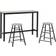 SECONIQUE Athens Bar Stool 90cm 3pcs