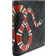 Gucci Kingsnake Print GG Supreme Wallet - Black