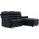 Left Hand Chaise and Recliner Sofa 206cm 3 Seater