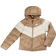 NIKE Older Kid's Sportswear Synthetic-Fill Hooded Jacket - Khaki/Light Bone/White (DX1264-247)