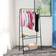 Homcom Hanging Rail 2-tier Clothes Rack 114.3x12.7cm