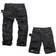 Scruffs 38" Waist/34" Leg Ripstop Trade Work Trousers Black