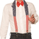 Bristol Novelty Mens USA Patriotic Collar and Braces Set