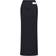 Dolce & Gabbana Sort Maxi Nederdel med Unikt Nummer Patch Sort
