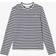 Lacoste Women's Striped Jersey Cotton T-shirt Black/white