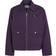 Calvin Klein Workwear Cropped Jakke, Purple Velvet