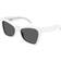 Balenciaga BB0231S 005 57 Vita Solglasögon