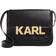 Karl Lagerfeld K/letters Flap Crossbody Bag, Woman, Black, Size: One size