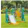 3in1 Kids Swing Slide Outdoor Activity Center Set Basketball Hoop