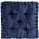 Intelligent Design Chenille Chair Cushions Blue (50.8x50.8cm)