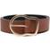 Dorothee Schumacher LEATHER BELT WITH SIGNATURE BUCKLE brown