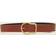 Dorothee Schumacher LEATHER BELT WITH SIGNATURE BUCKLE brown