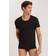 Hanro Mens Black Basics Stretch-cotton T-shirt