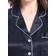 LilySilk Women's 22 Momme Chic Trimmed Pajamas Set - Navy Blue