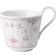Royal Copenhagen CORAL MUSSEL PAINTED HALF LACE HIGH HANDLE Kop & Krus 33cl