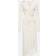 Off-White Vi-Crepe Draped Midi Dress - Hvid