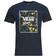 Vans classic print box s/s t-shirt navy/gold