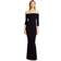 Norma Kamali Off-shoulder Fishtail Gown - Black