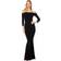 Norma Kamali Off-shoulder Fishtail Gown - Black