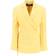 Jacquemus Dame Linned Tibau Blazer - Gul