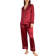 LilySilk Women's 22 Momme Chic Trimmed Pajamas Set - Claret