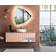 Artforma Asymmetric T222 Wall Mirror 54x54cm