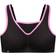 Glamorise No-Bounce Camisole Sports Bra - Black/Pink