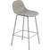 Muuto Fiber Tube Base with Backrest Bar Stool 25.6"