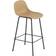Muuto Fiber Tube Base with Backrest Bar Stool 25.6"