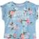 Juicy Couture Girls 4-6X Floral Logo Short Set - Blue