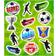 Henbrandt 6 Football Sticker Sheets