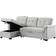 Lilola Home Hunter Collection 981342 Linen Sofa 84" 3 Seater