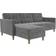 Dorel Home Hartford Bed Sectional Sofa 213.4cm 2 Seater