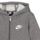 Nike Kid's Club Fleece Full Zip Hoodie - Carbon Heather