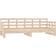 vidaXL Solid Wood Sofa 86cm 2 personers