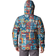 Columbia Men’s Powder Lite Hooded Insulated Jacket - Warp Red Pathways Print