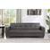 Visco Therapy Zinc PU Leather Sofa 82cm 3 Seater