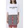 Balmain Logo Crop T-Shirt - White