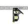 Swanson 6 Pocket Combination with Steel Blade and Bubble Level Carpenter's Square