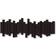 Umbra Modern Sticks Unique Brown Coat Hook 49.3cm