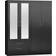 SECONIQUE Nevada Black Gloss Wardrobe 154x183cm