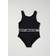 Off-White one-piece swimsuit with logoed band