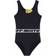 Off-White one-piece swimsuit with logoed band