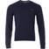 FARAH Men's fulwood organic crew neck sweatshirt in blue