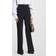 Stella McCartney Flared High Waisted Wool Twill Pants - Svart