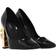 Dolce & Gabbana Logo Pump - Black/Gold