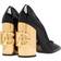 Dolce & Gabbana Logo Pump - Black/Gold