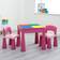 Liberty House Toys Kid's 5-in-1 Activity Table and 2 Chairs Set