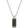 HUGO BOSS Dogtag Necklace - Silver/Green